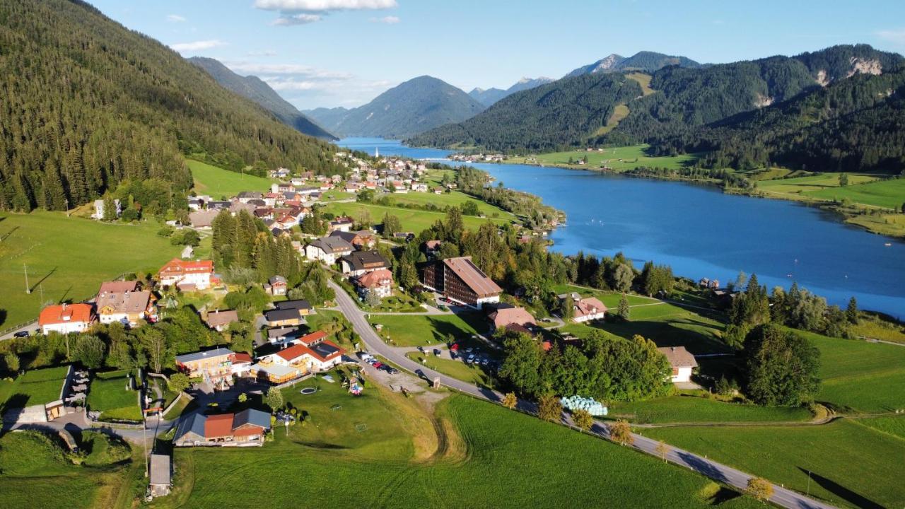 Erdhaeuser Und Apartments Mit Seeblick Und Alleinlage Weissensee Exterior foto